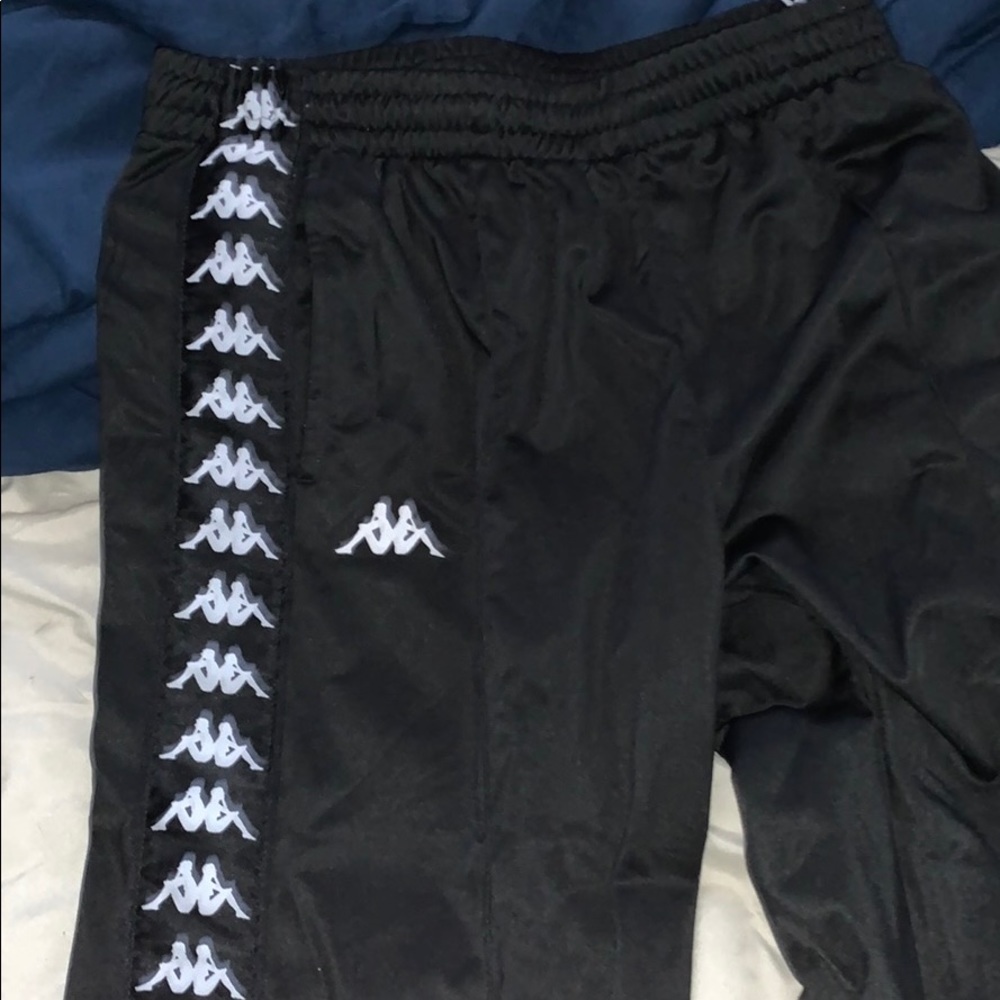 Black Kappa Pants
